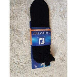 NWT Single Pair Footjoy Comfortsof Roll Top Men's Golf Socks Black size XL NEW